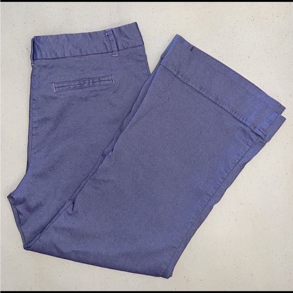 Bisou Bisou crop pants lavender size 8 spandex - Picture 9 of 15
